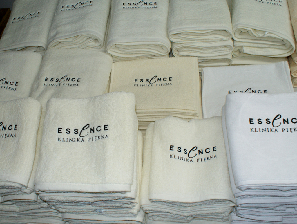 Kosmetyczne ręczniki tekstylia kosmetyczne dla gabinetów
